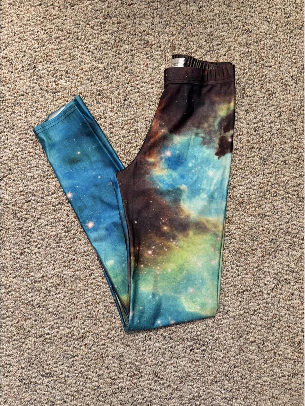 Online Legging Store cosmic space galaxy smooth leggings
